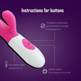 G Spot Dildo Vibrator for Women 10 mode vibrator (Silicone Waterproof) Female Vagina Clitoris Massager Women Sex Toys