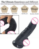 Huge Dildo With Suction Cup Penis Adult Toys For Women Black Dildo Solo Pleasure Toys