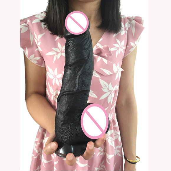 Huge Dildo With Suction Cup Penis Adult Toys For Women Black Dildo Solo Pleasure Toys