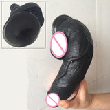 Huge Dildo With Suction Cup Penis Adult Toys For Women Black Dildo Solo Pleasure Toys