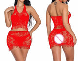 Plus Size Women Lingerie Erotic chemise Full Body Stockings Open Crotch Fishnet Lingerie