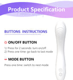 Vibrators for Women Silicone Dildo Vibrator Anal, G Spot and Clitoris Stimulation