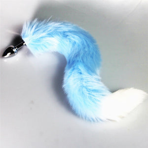 Fox Tail Anal Plug Metal Fake Furry Butt Plug For Women BDSM Play Toys For Women