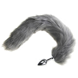 Fox Tail Anal Plug Metal Fake Furry Butt Plug For Women BDSM Play Toys For Women