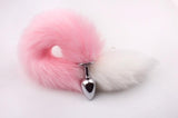 Fox Tail Anal Plug Metal Fake Furry Butt Plug For Women BDSM Play Toys For Women