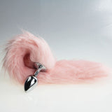 Fox Tail Anal Plug Metal Fake Furry Butt Plug For Women BDSM Play Toys For Women