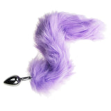 Fox Tail Anal Plug Metal Fake Furry Butt Plug For Women BDSM Play Toys For Women