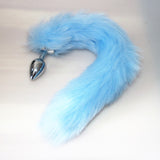 Fox Tail Anal Plug Metal Fake Furry Butt Plug For Women BDSM Play Toys For Women