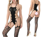 Womens Body stocking Sexy Erotic Lingerie costumes Baby Doll Sexy Lingerie For BDSM Fishnet stockings