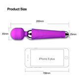 Powerful Magic Wand Vibrator For Woman Vagina and Clitoris Stimulation Adult Toys