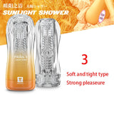 Male Masturbator Transparent Vagina For Sex Adult Sex Product Vacuum Cup For Men