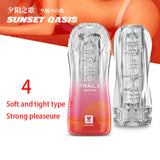 Male Masturbator Transparent Vagina For Sex Adult Sex Product Vacuum Cup For Men