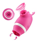 Sucking & Licking Vibrator Sex Toy Tongue Vibrator for Women Sucking and Licking Sensation For G Spot, Clitoris, Nipples