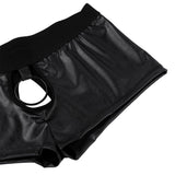 Men's Latex Underpants Erotic Sex Wear For Men With Ball Lifting Penis Hole Men's Sex Wear